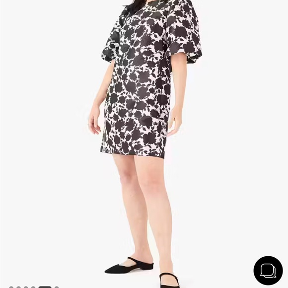 Kate Spade Bicolor Floral Taxi Dress, size 14 - Picture 3 of 5